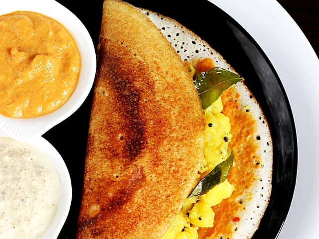 Ghee Podi Masala Dosa.